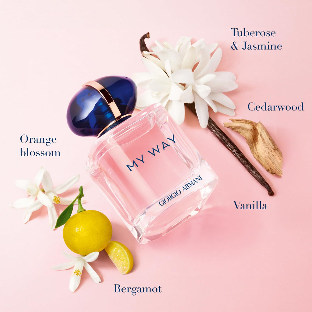 Armani Beauty - My Way - Eau de Parfum - Women's Perfume - Floral Woody Fragrance - Bergamot