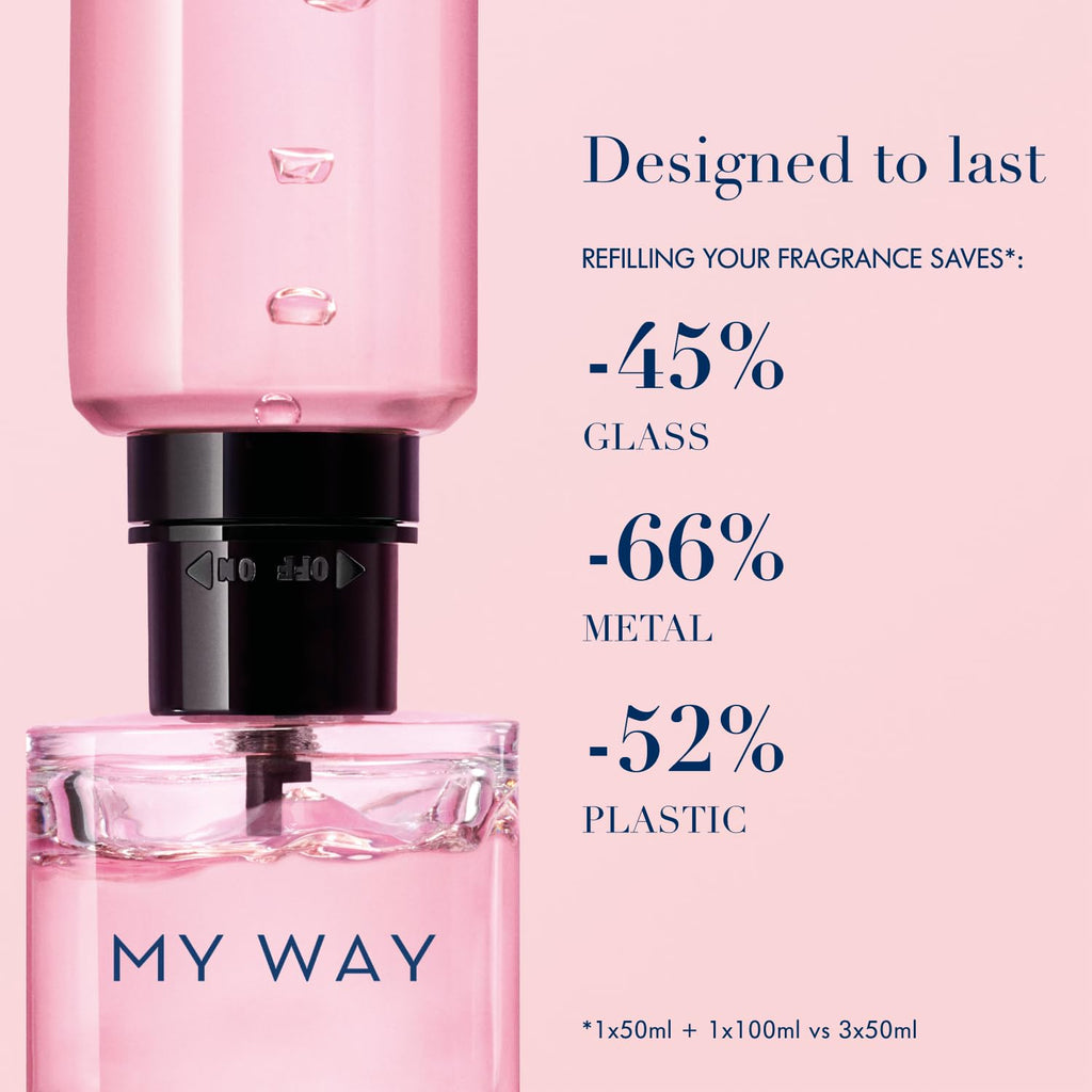 Armani Beauty - My Way - Eau de Parfum - Women's Perfume - Floral Woody Fragrance - Bergamot